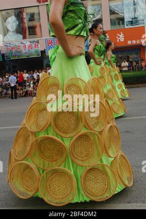 Le 23 juillet 2006, le 50ème anniversaire de la création de Qiandongnan Miao et de la préfecture autonome de Dong de la province de Guizhou dans la capitale du Banque D'Images