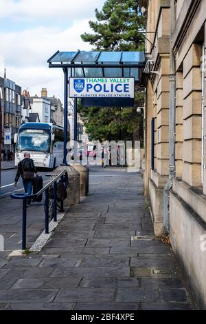 Poste de police de Thames Valley Oxford, St Aldates. Présenté dans l'Inspecteur Morse Banque D'Images