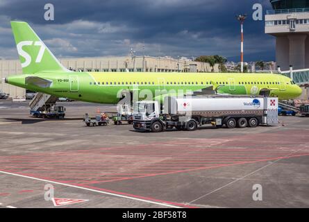 L'aéroport Fontanarossa de Catane a également appelé l'aéroport Vincenzo Bellini sur l'île Sicile en Italie Banque D'Images