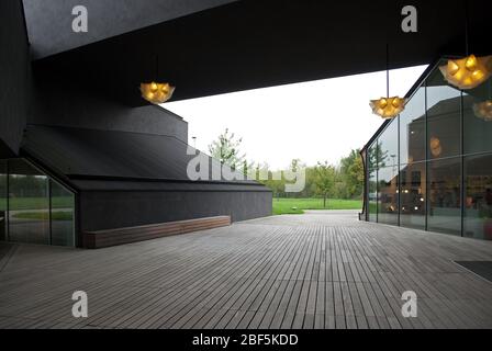 VitraHaus Vitra Haus Charcoal stuc Vitra Campus par Herzog de Meuron Architects Banque D'Images