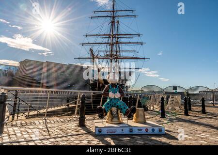 Découverte des navires de recherche royaux à Disvevery point, Dundee avec Musée V&A et OOR Wullie Banque D'Images