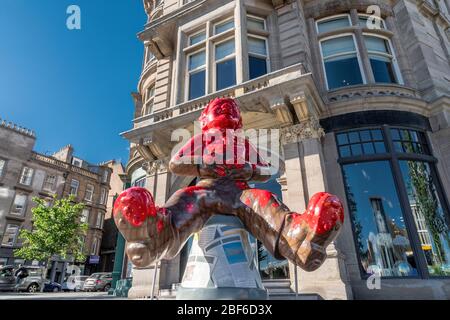 Installation d'OOR Wullie, coin rue Dundee Banque D'Images