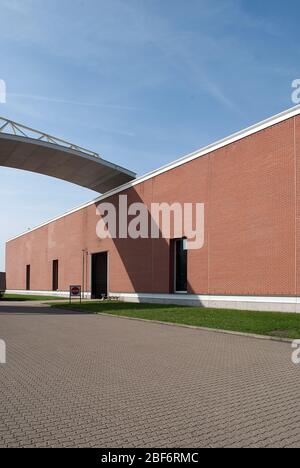 Construction d'usine années 1990 Minimalisme Architecture Vitra Campus par Alvaro Siza Banque D'Images