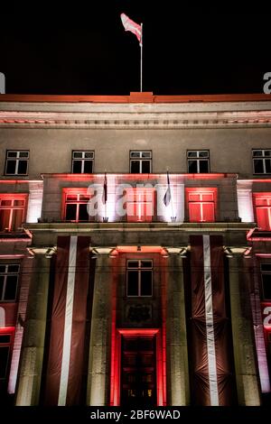 Cabinet des ministres de la Lettonie et de la Cour suprême à Riga Banque D'Images