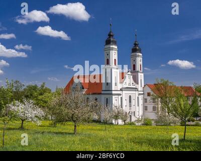 Monastère d'Irsee, Allemagne, Bavière, Allgaeu Banque D'Images
