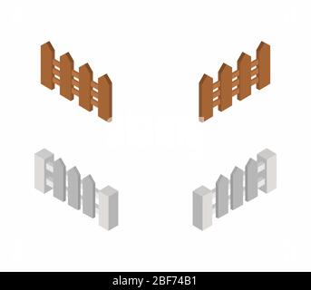 icône de clôture illustrée dans le vecteur sur fond blanc Illustration de Vecteur