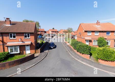 Primrose Hill Garth, de la jonction de Primrose Hill Green à Swillington, Leeds Banque D'Images