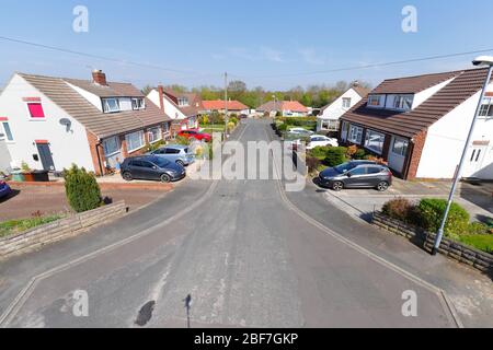 Whitecliffe Drive à Swillington, Leeds Banque D'Images