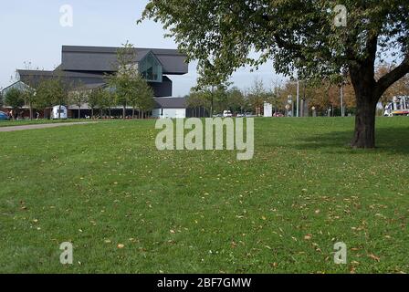 VitraHaus Vitra Haus Charcoal stuc Vitra Campus par Herzog de Meuron Architects Banque D'Images