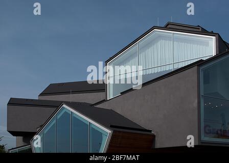 VitraHaus Vitra Haus Charcoal stuc Vitra Campus par Herzog de Meuron Architects Banque D'Images