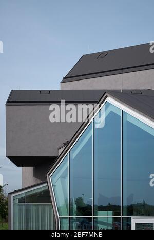 VitraHaus Vitra Haus Charcoal stuc Vitra Campus par Herzog de Meuron Architects Banque D'Images