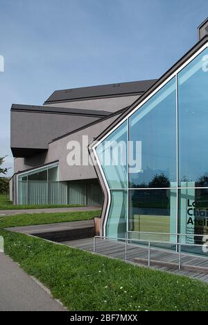 VitraHaus Vitra Haus Charcoal stuc Vitra Campus par Herzog de Meuron Architects Banque D'Images