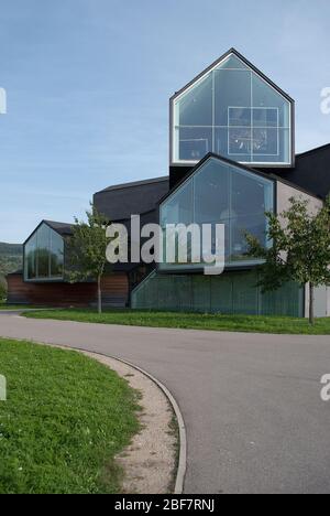 VitraHaus Vitra Haus Charcoal stuc Vitra Campus par Herzog de Meuron Architects Banque D'Images