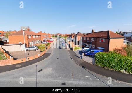 Springwell Avenue à Swillington Banque D'Images