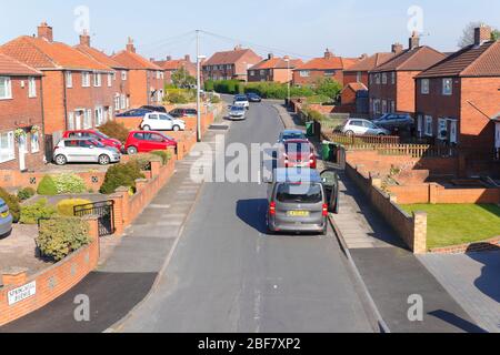 Springwell Avenue à Swillington Banque D'Images