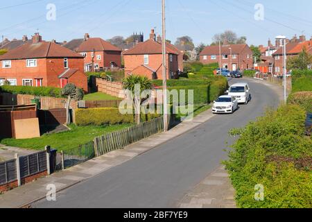 Springwell Avenue à Swillington Banque D'Images