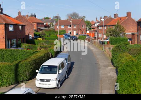 Springwell Avenue à Swillington Banque D'Images