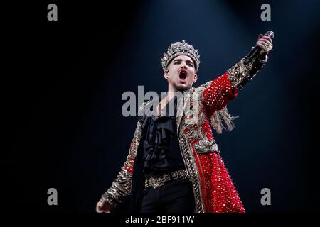 19 janvier 2020: LA REINE ET ADAM LAMBERT se sont présenté au concert de Corée du Sud pour le Rhapsody Tour ‎Gocheok Sky Dome. Le 19 janvier 2020 à Séoul Banque D'Images