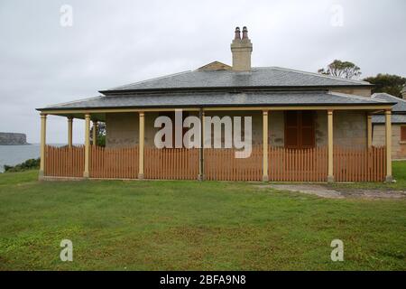 Old Lighthouse keepers Cottage, Watson's Bay, Sydney, Australie Banque D'Images