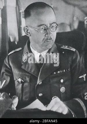 HeHeinrich Luitpold Himmler (7 octobre 1900 – 23 mai 1945) Banque D'Images