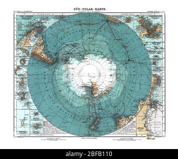 L'antarctique (Allemand) 1912 Banque D'Images