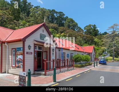 Bains à remous minéraux édouardiens, domaine d'Aroha, te Aroha, Nouvelle-Zélande Banque D'Images