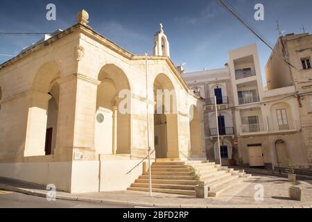 Église de Saint Pauls naufrage une église paroissiale catholique romaine à Malte. Banque D'Images