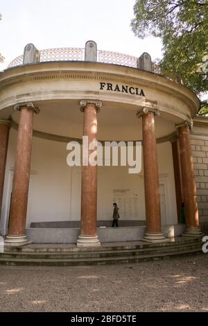 Vue extérieure du pavillon français de Venise Exposition d'art biennale en Italie Banque D'Images