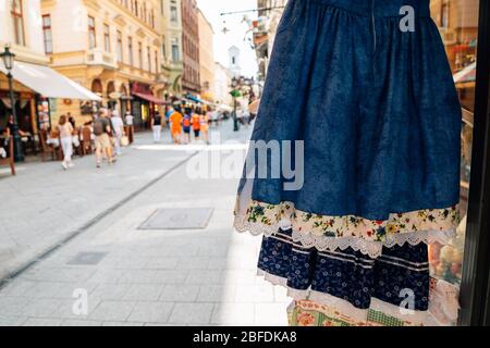 Quartier des nuisibles, rue commerçante Váci à Budapest, Hongrie Banque D'Images