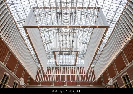 Atrium dans le hall d'entrée du Rijksmuseum d'Amsterdam Banque D'Images