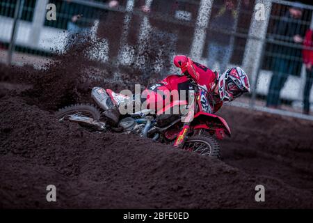 Valkenswaard (Pays-Bas, Italie). 8 mars 2020. valkenswaard (pays-bas), Italie, 08 mars 2020, Tim Gajser (SLO) équipe HRC Classe MXGP pendant - - - crédit: LM/Davide Messora crédit: Davide Messora/LPS/ZUMA Wire/Alay Live News Banque D'Images