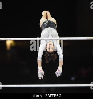 Stuttgart (Ger, Italie). 4 Oct., 2019. stuttgart (ger), Italie, 04 Oct 2019, Elisa Iorio (ITA) dans les bars parallèles pendant - - - crédit: LM/Filippo Tomasi crédit: Filippo Tomasi/LPS/ZUMA Wire/Alay Live News Banque D'Images