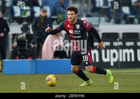 Italie, Italie. 1 Jan 2020. italie, Italie, 01 Jan 2020, Naitan Nandez (Cagliari) pendant - - - crédit: LM/Alessio Tarpini crédit: Alessio Tarpini/LPS/ZUMA Wire/Alay Live News Banque D'Images