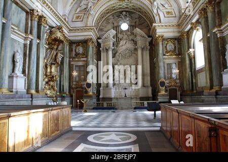 Stockholm, Suède - 07/08/2019: Intérieur du Palais Royal à Stockholm Banque D'Images