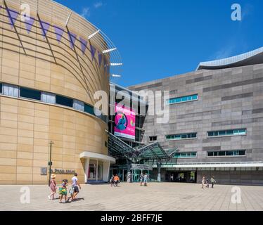 Musée te Papa. Le Musée de Nouvelle-Zélande te Papa Tongarewa, Wellington, Île du Nord, Nouvelle-Zélande Banque D'Images