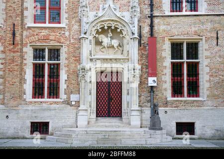Musée Gruuthuse sur Mariestraat,Bruges,Flandre Occidentale,Belgique,Europe Banque D'Images