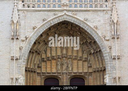 Cathédrale Saint-Bavo, Gand, Flandre Orientale, Belgique, Europe Banque D'Images