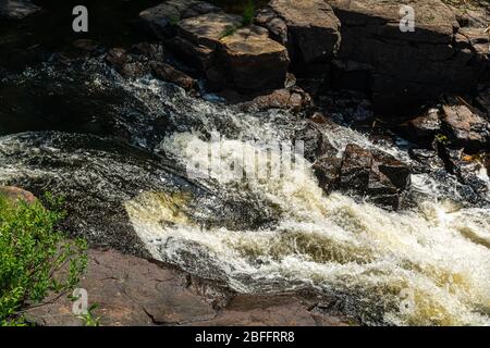 Zone de conservation de Ritchie Falls Minden Hills Algonquin Highlands Ontario Canada Banque D'Images