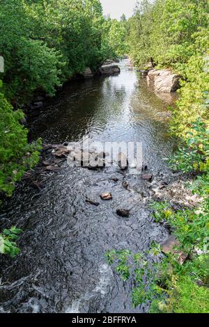 Zone de conservation de Ritchie Falls Minden Hills Algonquin Highlands Ontario Canada Banque D'Images