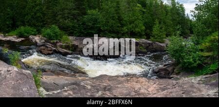 Zone de conservation de Ritchie Falls Minden Hills Algonquin Highlands Ontario Canada Banque D'Images