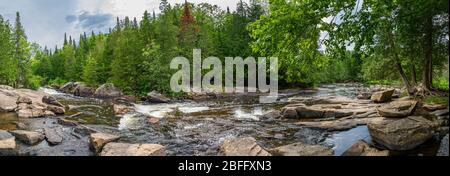 Zone de conservation de Ritchie Falls Minden Hills Algonquin Highlands Ontario Canada Banque D'Images