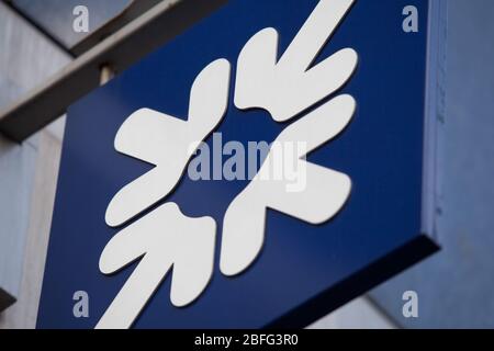 Le logo RBS. Banque D'Images