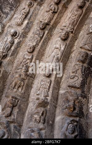 Església de Sant Miquèu de Vielha, Val d'Aran, Catalogne Banque D'Images