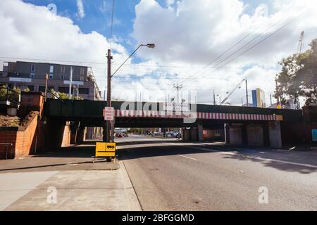 Montague St Bridge à Melbourne, Australie Banque D'Images