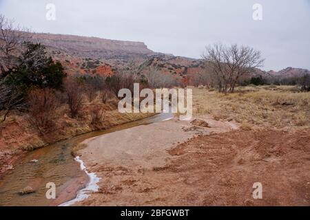 Palo Duro Canyon State Park au Texas, États-Unis Banque D'Images