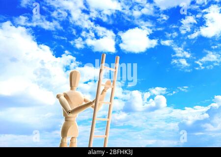 L'échelle à la sky Banque D'Images