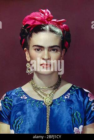 Frida Kahlo de Rivera (1907-1954), célèbre peintre mexicain Banque D'Images