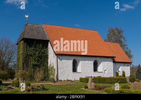 Curch St,-Andreas Kirche à Bordersby, Kreis Schleswg-Flensburg, paysage d'Angeln, Schleswig-Holstein, Allemagne du Nord, Europe centrale Banque D'Images