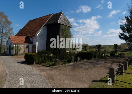 Curch St,-Andreas Kirche à Bordersby, Kreis Schleswg-Flensburg, paysage d'Angeln, Schleswig-Holstein, Allemagne du Nord, Europe centrale Banque D'Images
