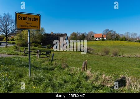 Bordersby, Kreis Schleswg-Flensburg, paysage d'Angeln, Schleswig-Holstein, Allemagne du Nord, Europe centrale Banque D'Images